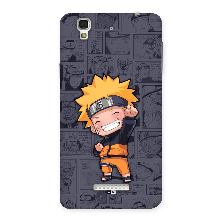 Cute Naruto Uzumaki Back Case for YU Yureka Plus