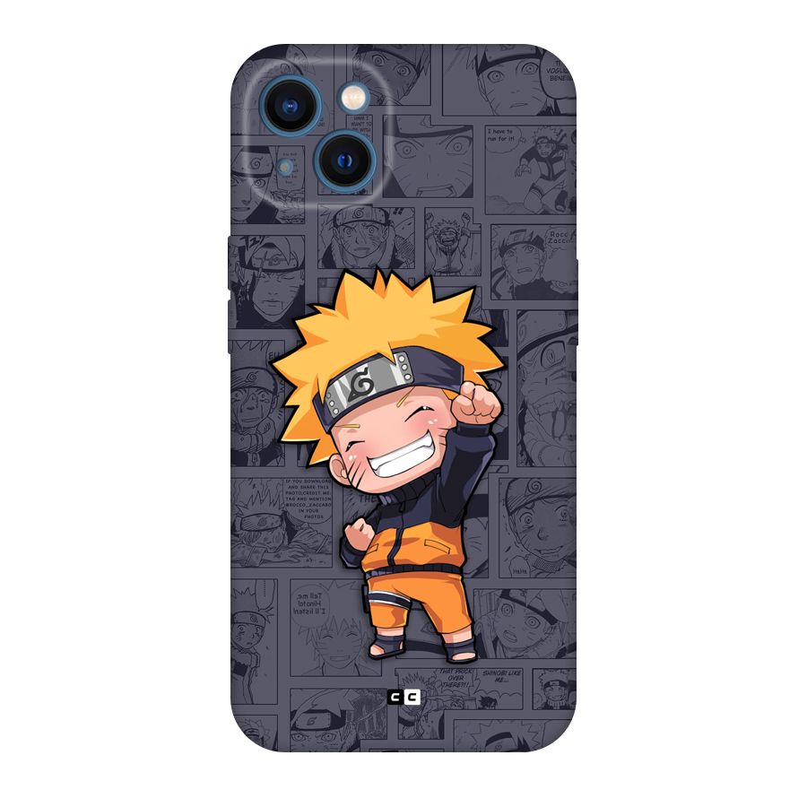 Cute Naruto Uzumaki Back Case for iPhone 13