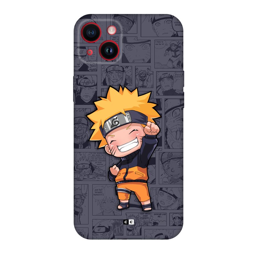 Cute Naruto Uzumaki Back Case for iPhone 14 Plus