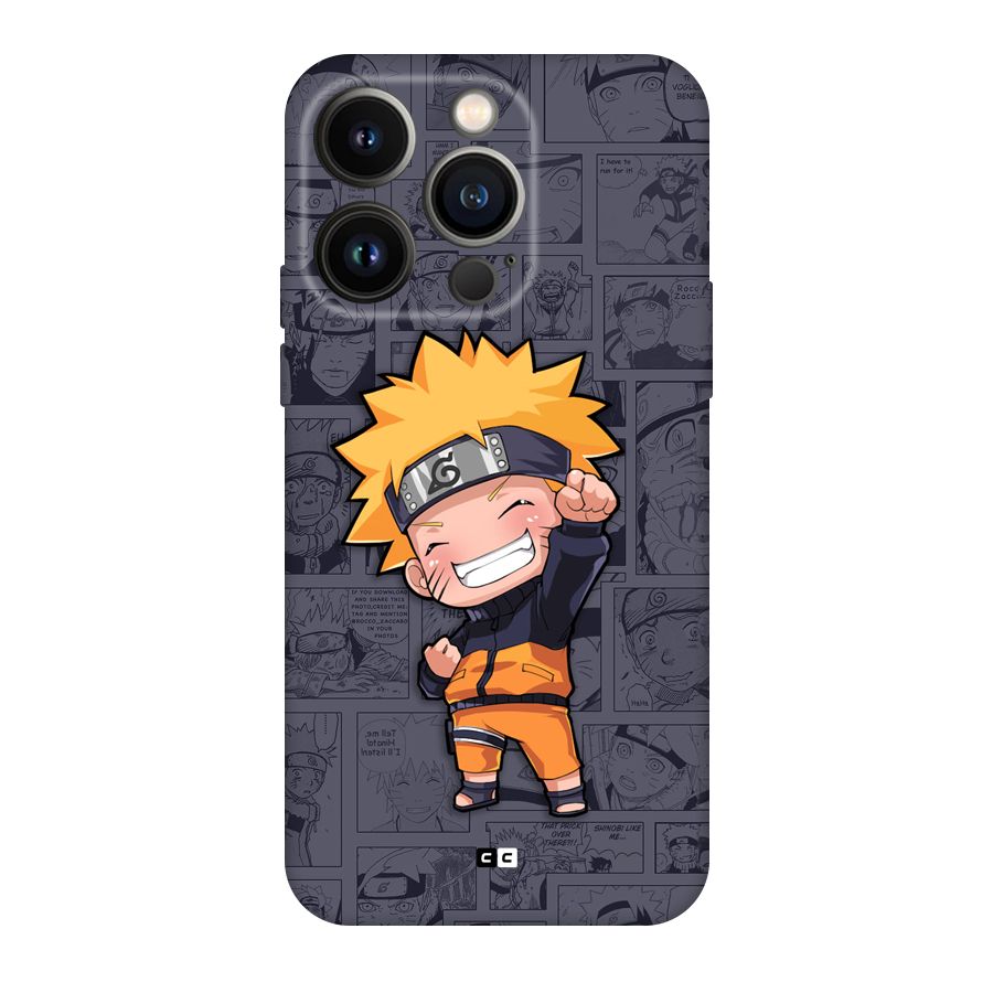 Cute Naruto Uzumaki Back Case for iPhone 14 Pro