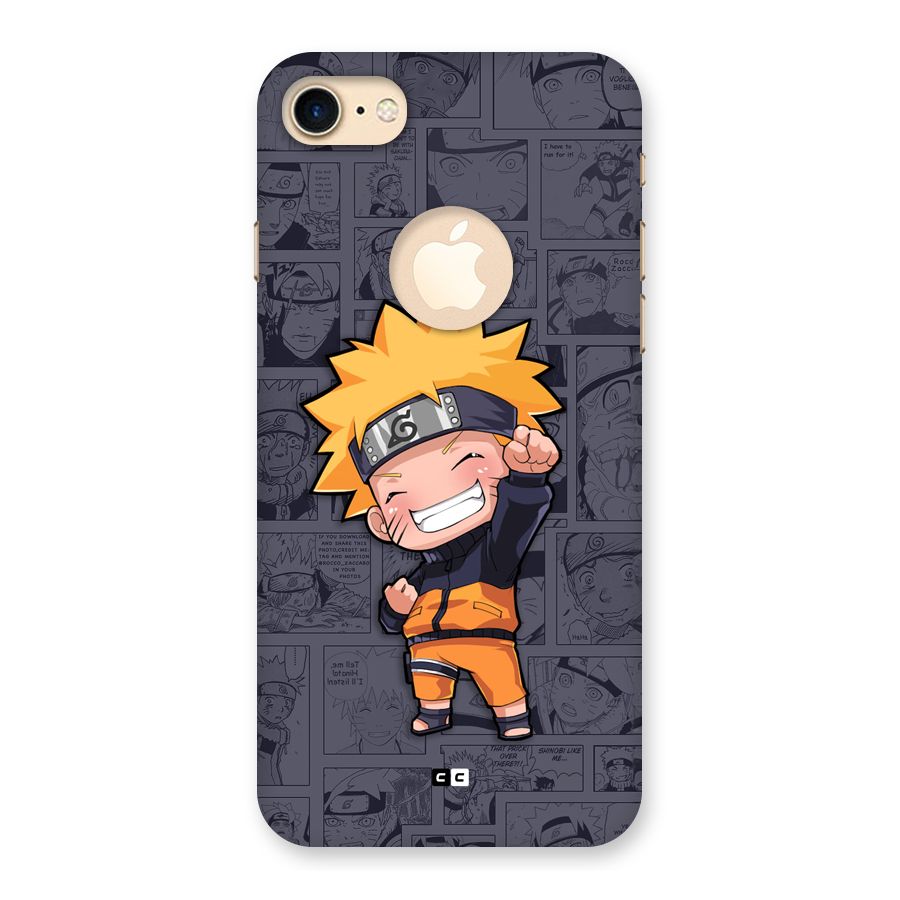 Cute Naruto Uzumaki Back Case for iPhone 7 Logo Cut