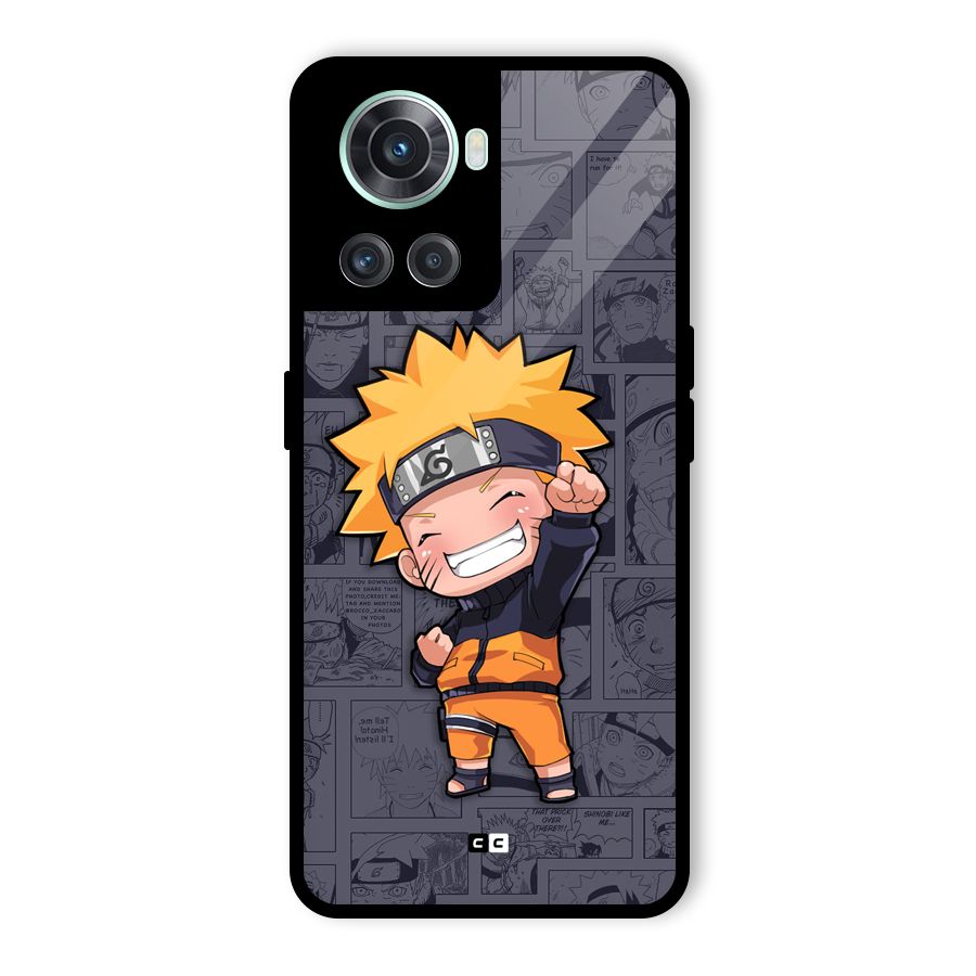 Cute Naruto Uzumaki Glass Back Case for OnePlus 10R