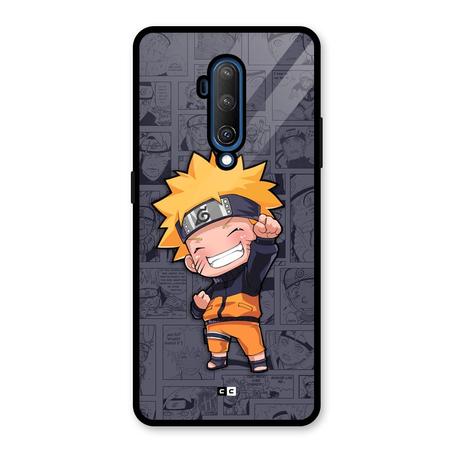 Cute Naruto Uzumaki Glass Back Case for OnePlus 7T Pro