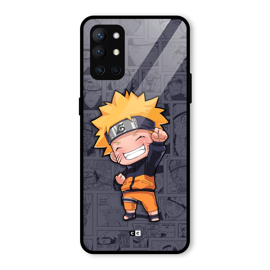 Cute Naruto Uzumaki Glass Back Case for OnePlus 9R
