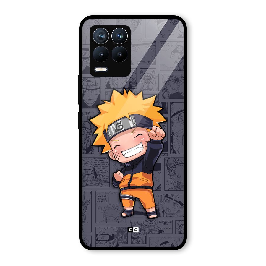 Cute Naruto Uzumaki Glass Back Case for Realme 8