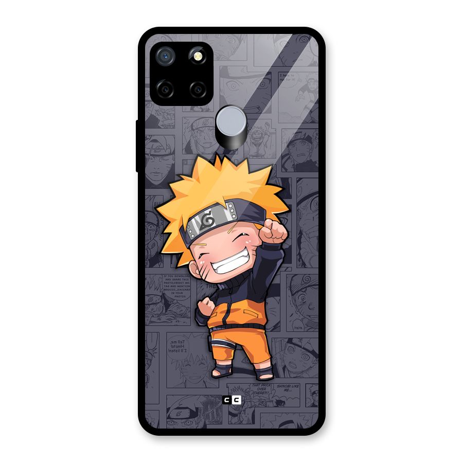 Cute Naruto Uzumaki Glass Back Case for Realme C15