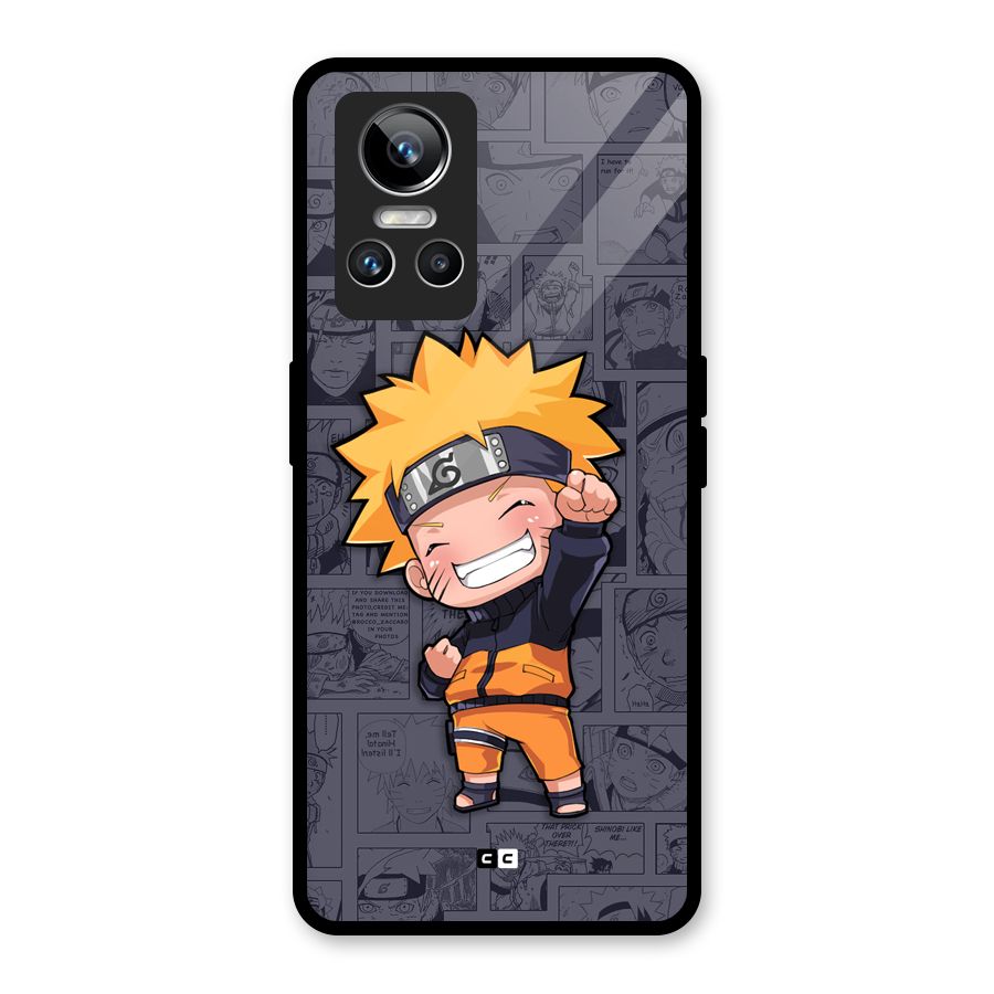 Cute Naruto Uzumaki Glass Back Case for Realme GT Neo 3