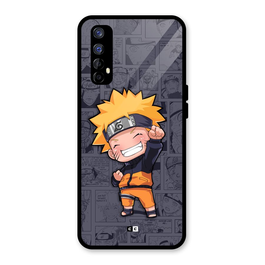 Cute Naruto Uzumaki Glass Back Case for Realme Narzo 20 Pro