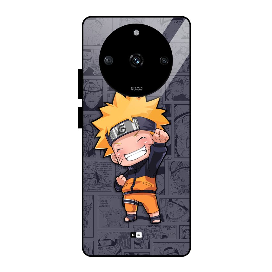Cute Naruto Uzumaki Glass Back Case for Realme Narzo 60 5G