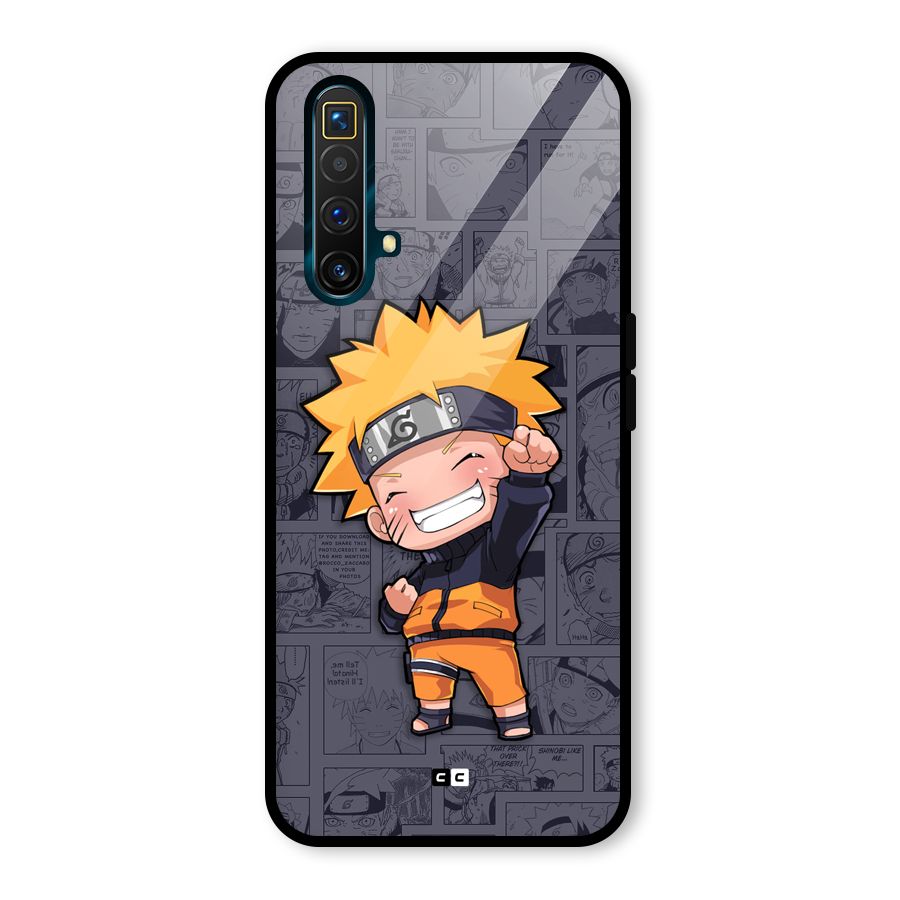 Cute Naruto Uzumaki Glass Back Case for Realme X3