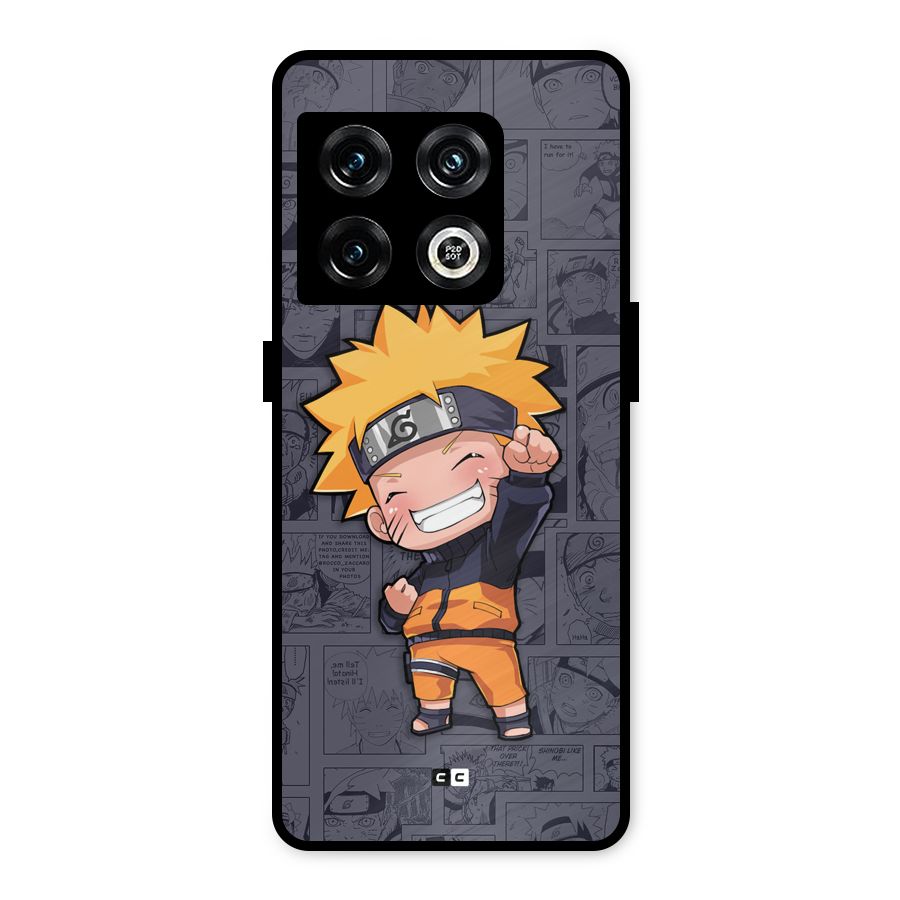 Cute Naruto Uzumaki Metal Back Case for OnePlus 10 Pro 5G