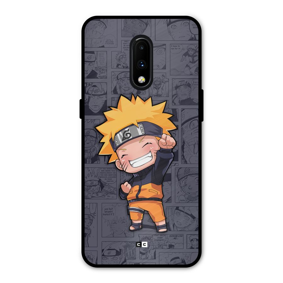 Cute Naruto Uzumaki Metal Back Case for OnePlus 7
