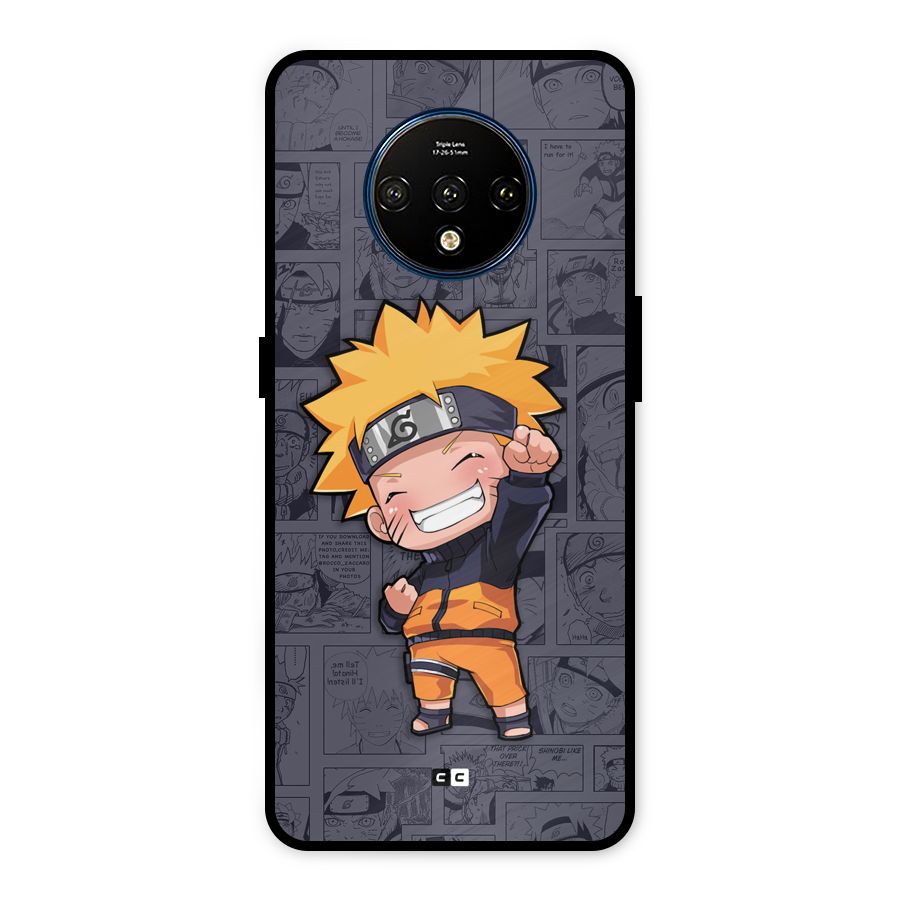 Cute Naruto Uzumaki Metal Back Case for OnePlus 7T