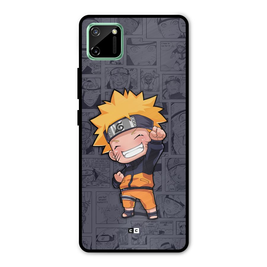 Cute Naruto Uzumaki Metal Back Case for Realme C11