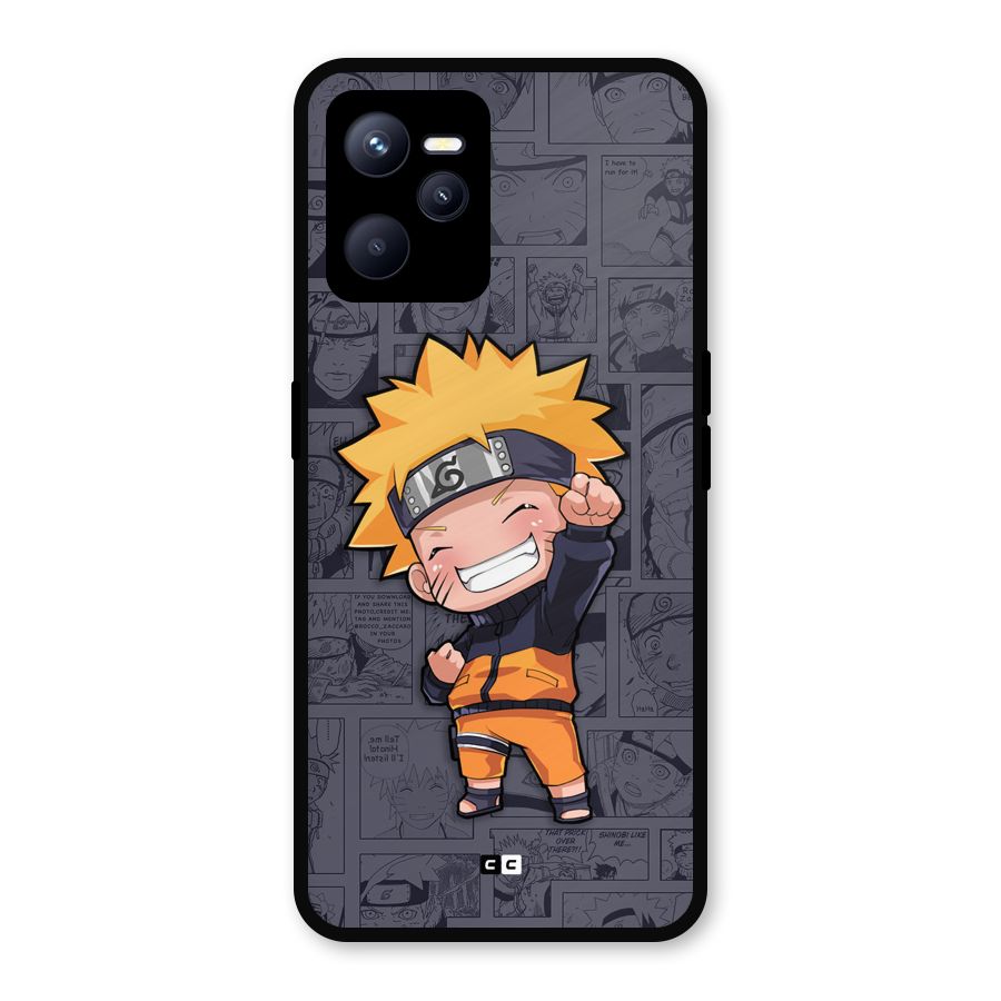 Cute Naruto Uzumaki Metal Back Case for Realme C35