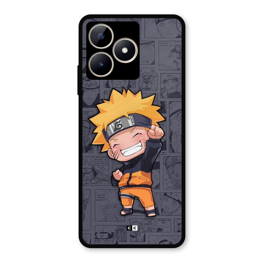 Cute Naruto Uzumaki Metal Back Case for Realme C53