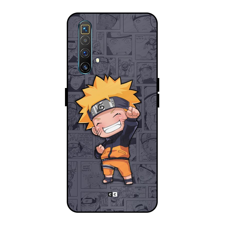 Cute Naruto Uzumaki Metal Back Case for Realme X3