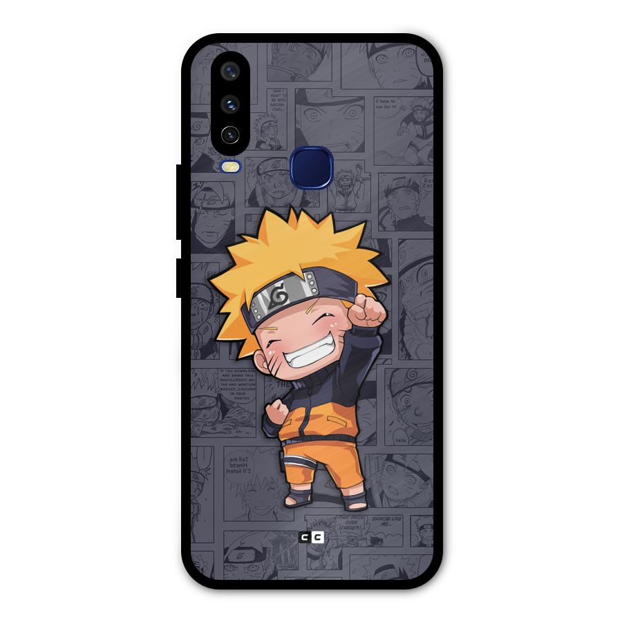 Cute Naruto Uzumaki Metal Back Case for Vivo U10