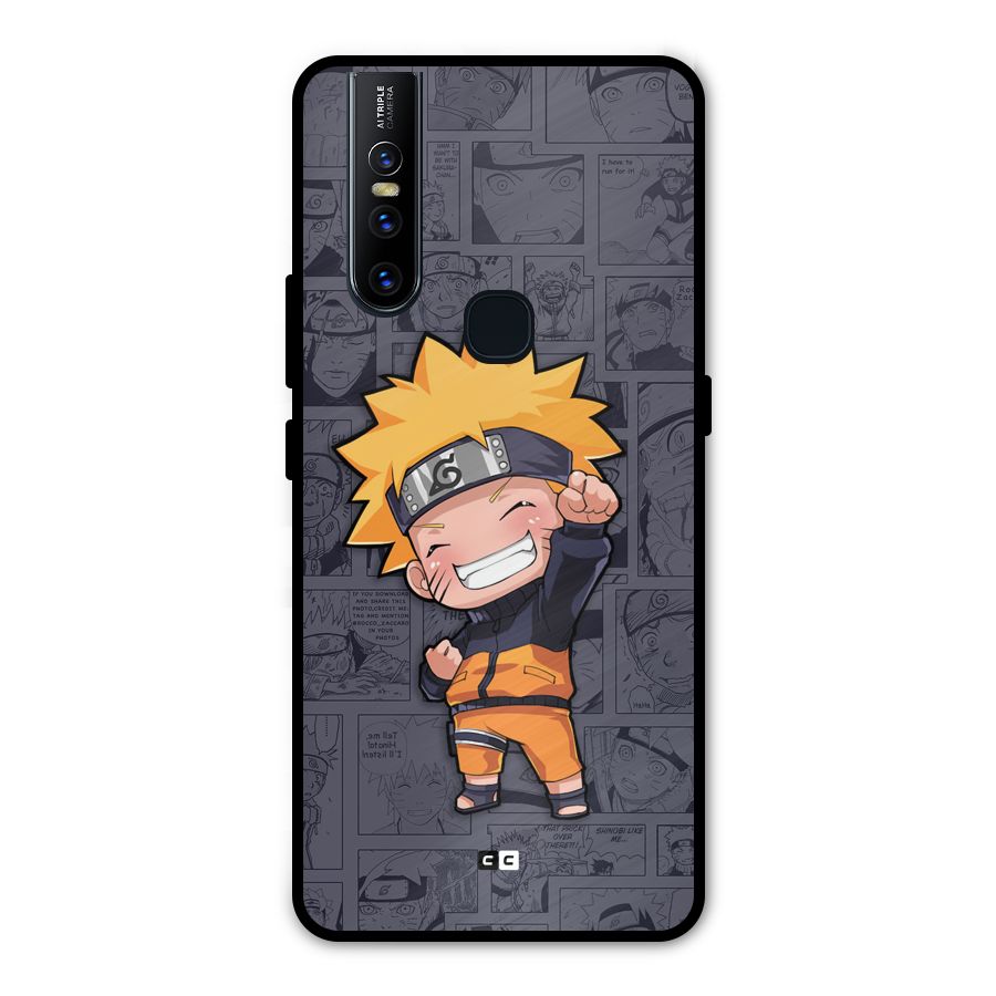 Cute Naruto Uzumaki Metal Back Case for Vivo V15