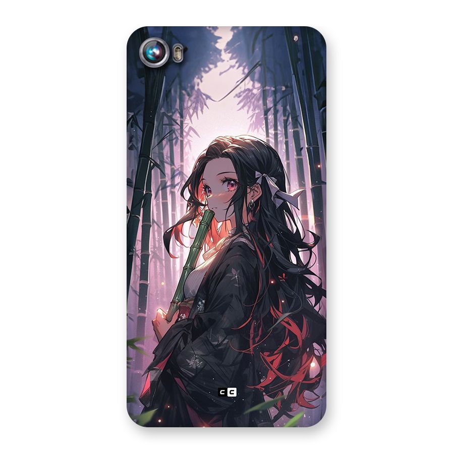 Cute Nezuko Back Case for Canvas Fire 4 (A107)