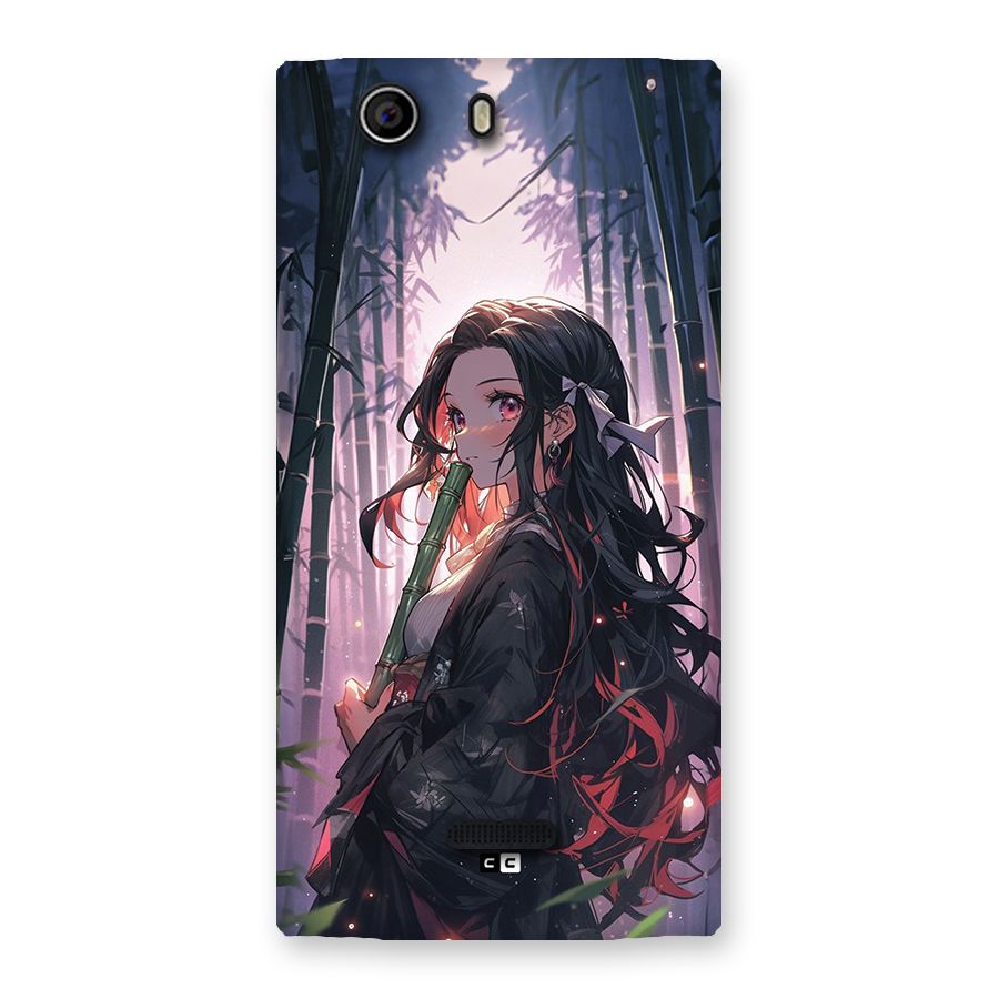 Cute Nezuko Back Case for Canvas Nitro 2 E311