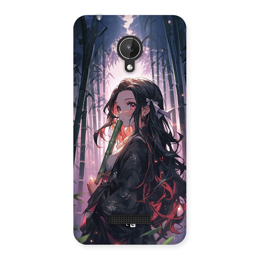 Cute Nezuko Back Case for Canvas Spark Q380