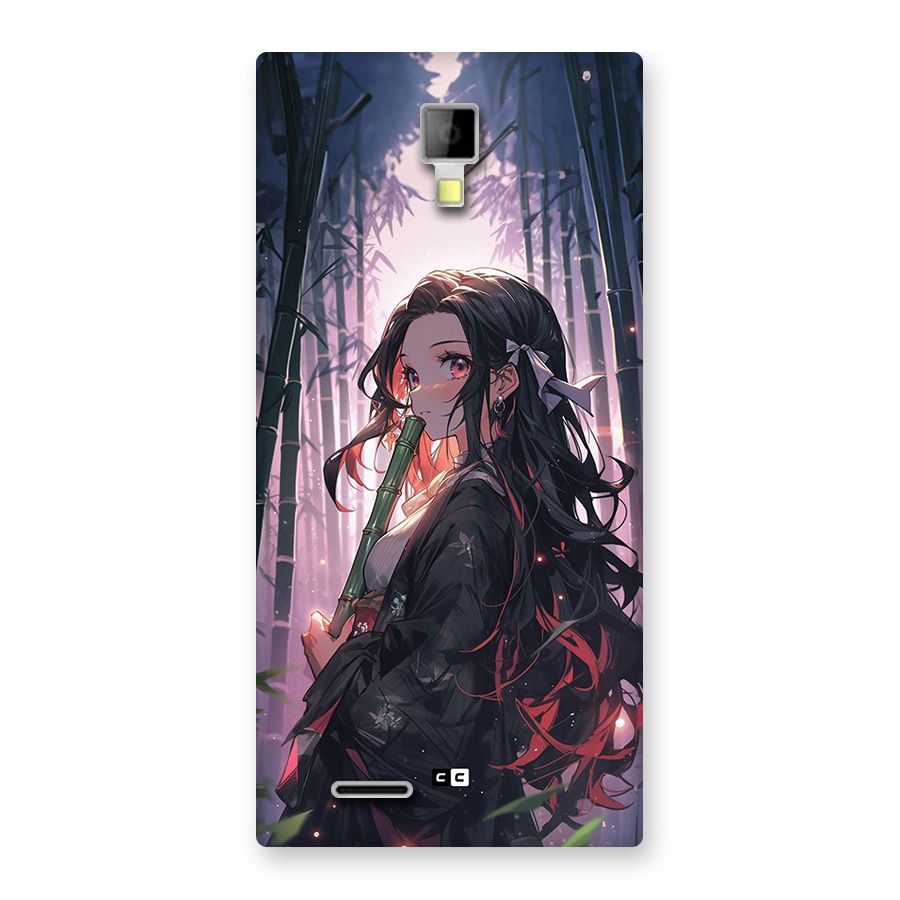 Cute Nezuko Back Case for Canvas Xpress A99