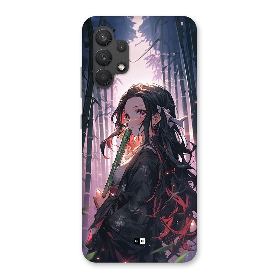 Cute Nezuko Back Case for Galaxy A32