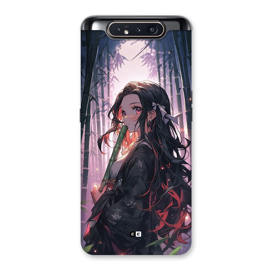 Cute Nezuko Back Case for Galaxy A80