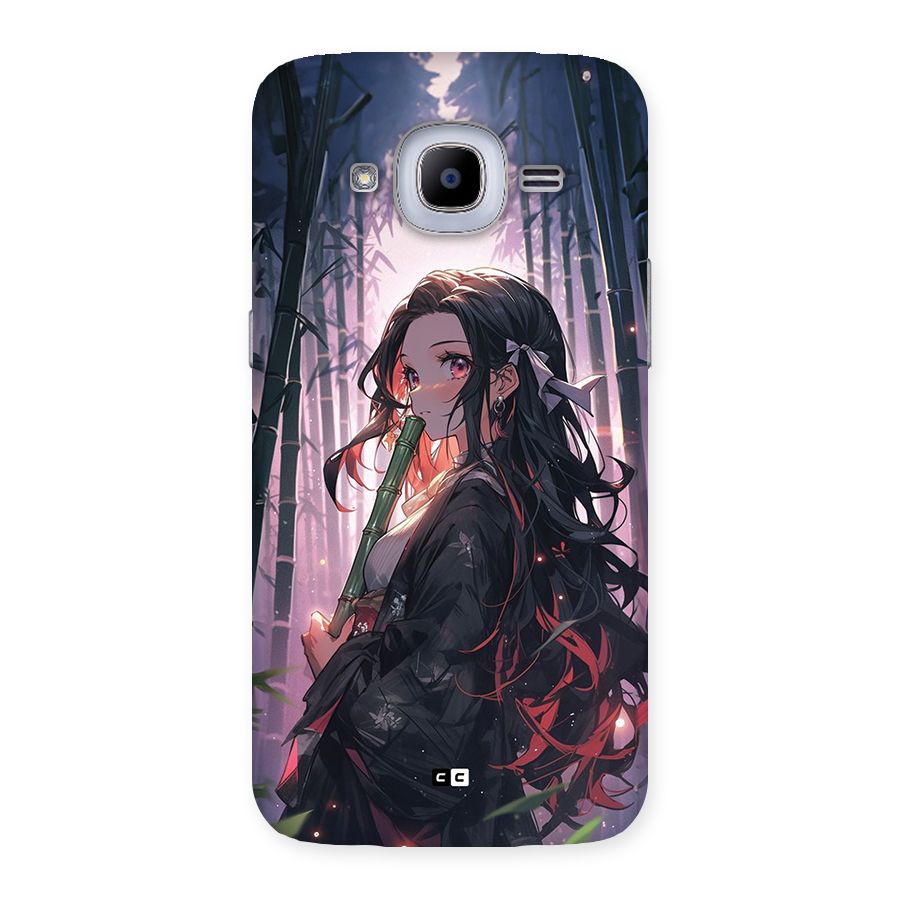 Cute Nezuko Back Case for Galaxy J2 Pro
