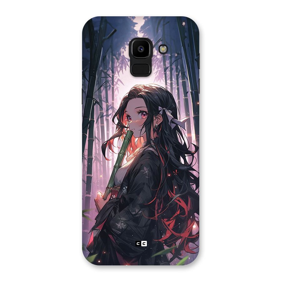 Cute Nezuko Back Case for Galaxy J6