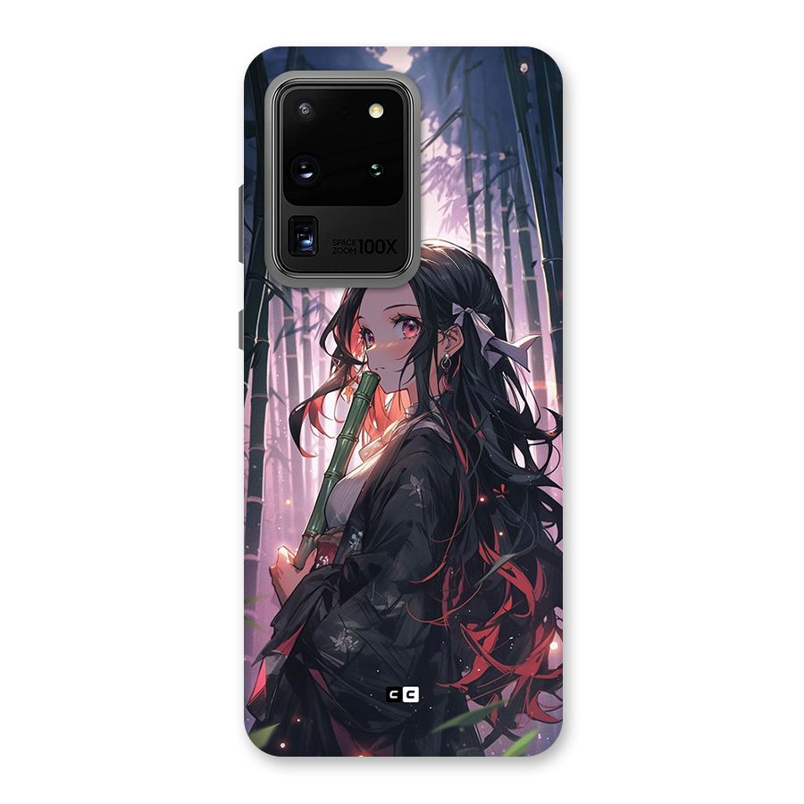 Cute Nezuko Back Case for Galaxy S20 Ultra