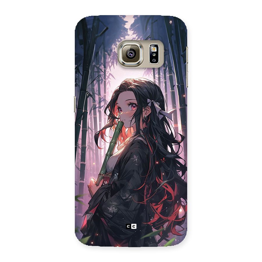 Cute Nezuko Back Case for Galaxy S6 Edge Plus