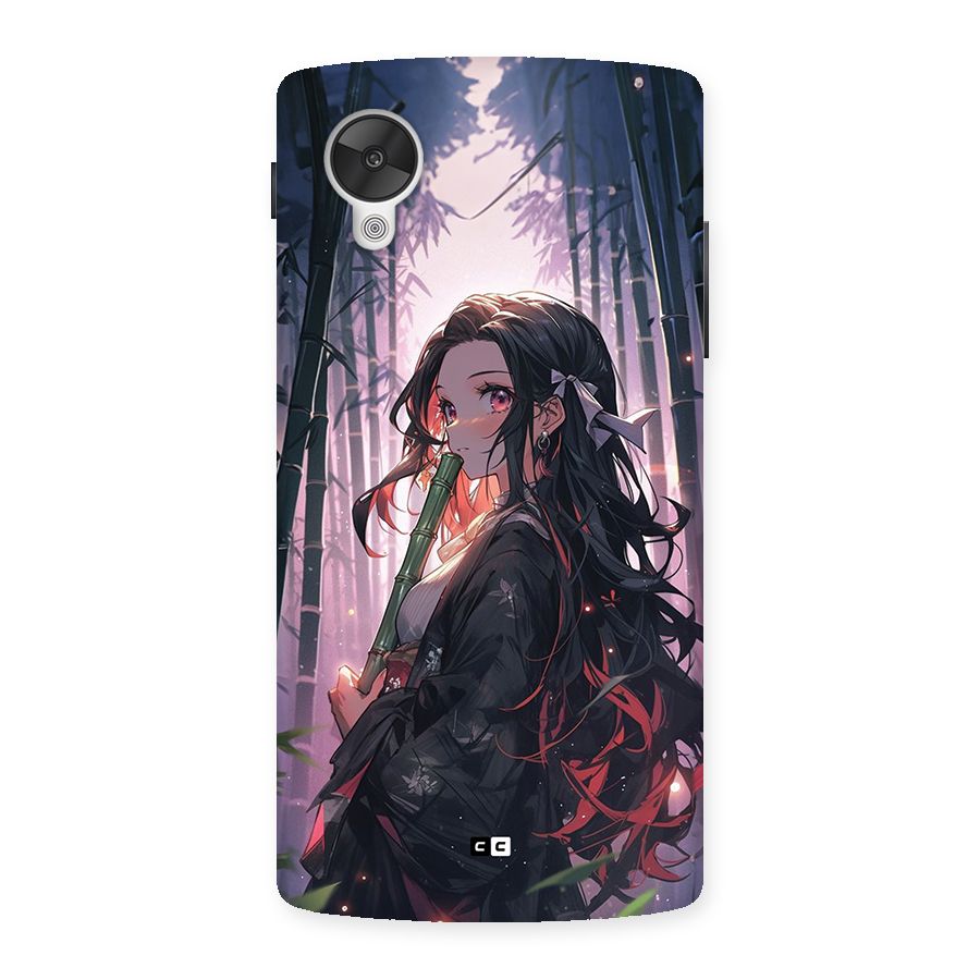 Cute Nezuko Back Case for Google Nexus 5