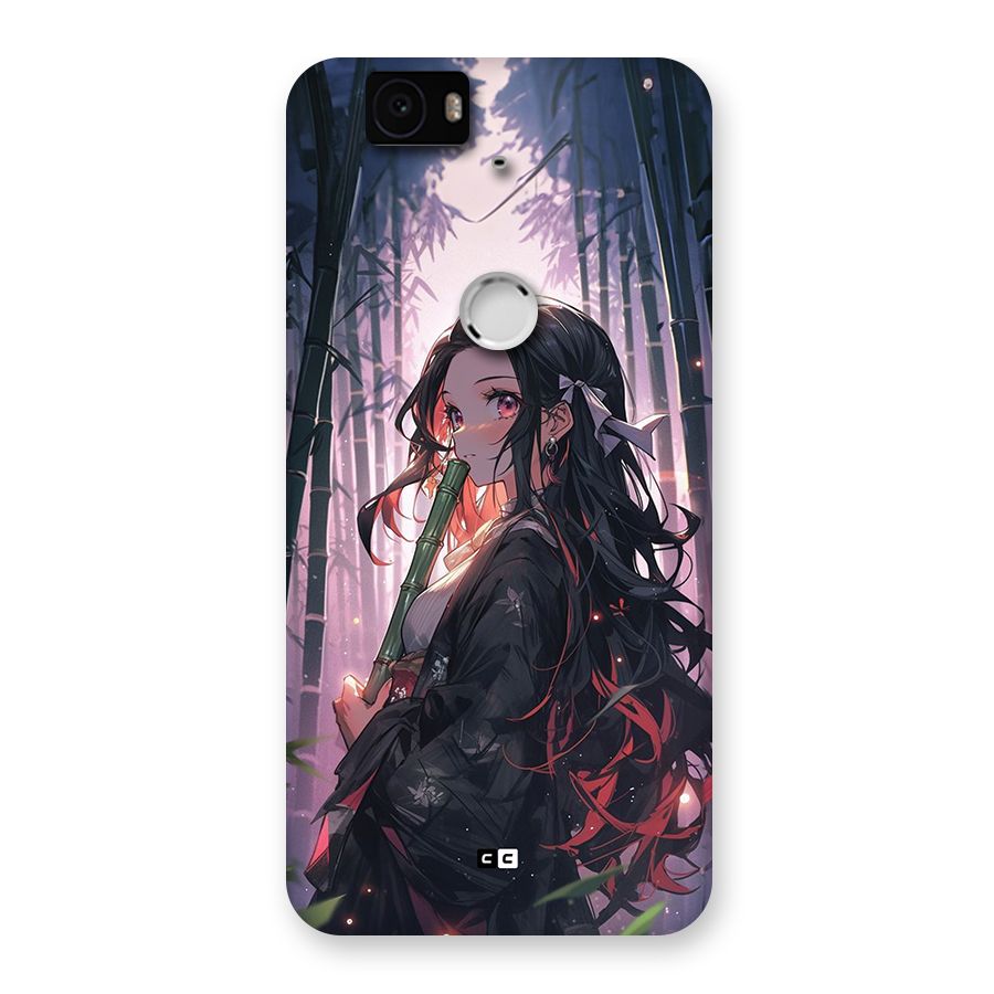 Cute Nezuko Back Case for Google Nexus 6P