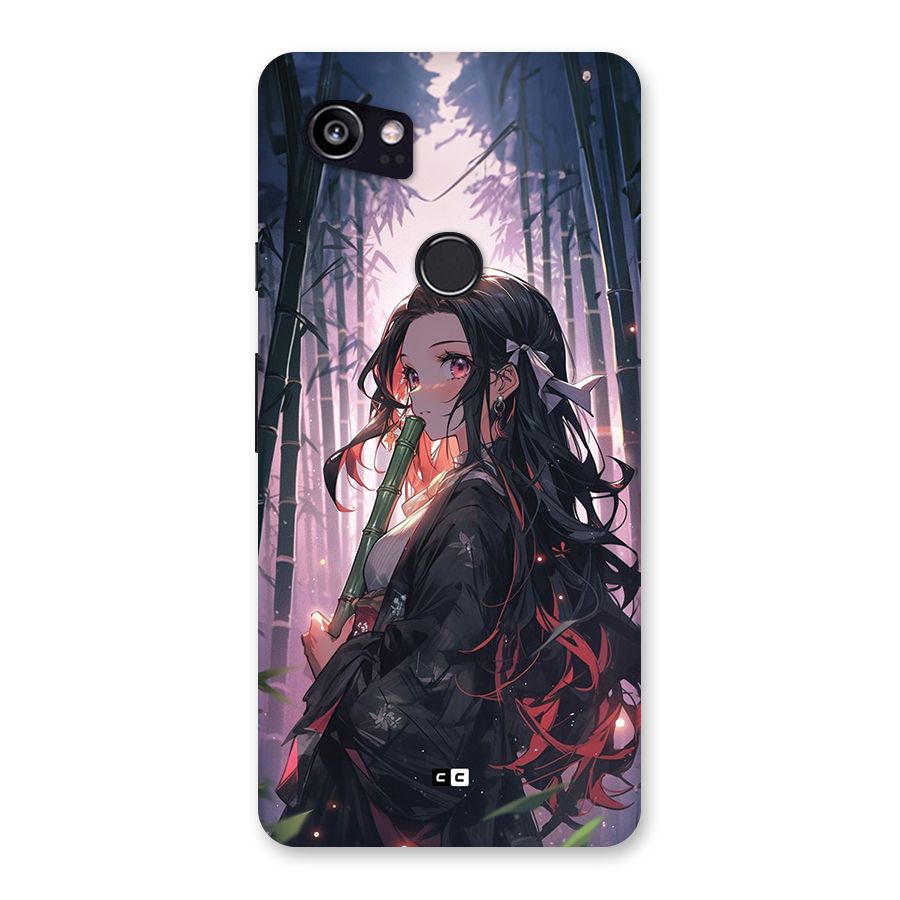 Cute Nezuko Back Case for Google Pixel 2 XL