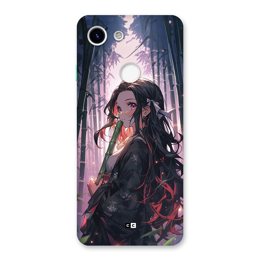 Cute Nezuko Back Case for Google Pixel 3