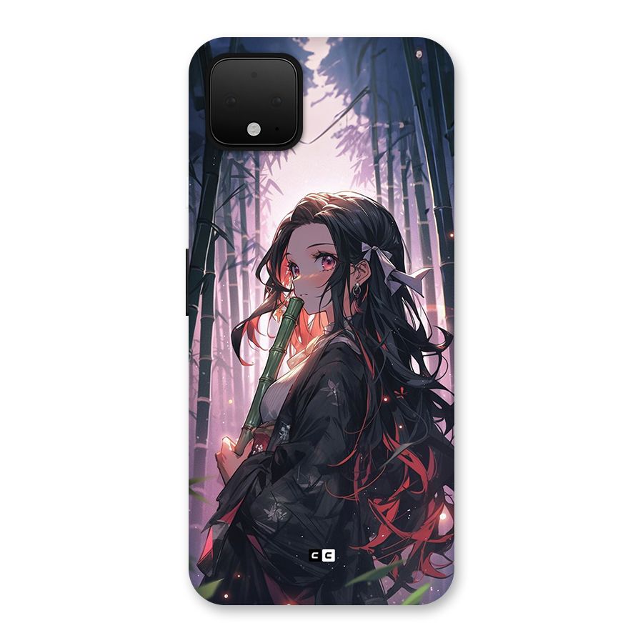 Cute Nezuko Back Case for Google Pixel 4 XL