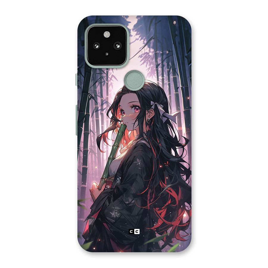 Cute Nezuko Back Case for Google Pixel 5
