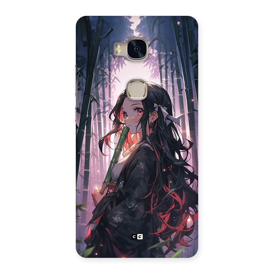 Cute Nezuko Back Case for Honor 5X