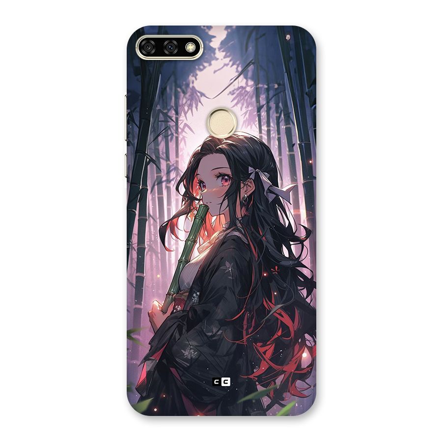 Cute Nezuko Back Case for Honor 7A