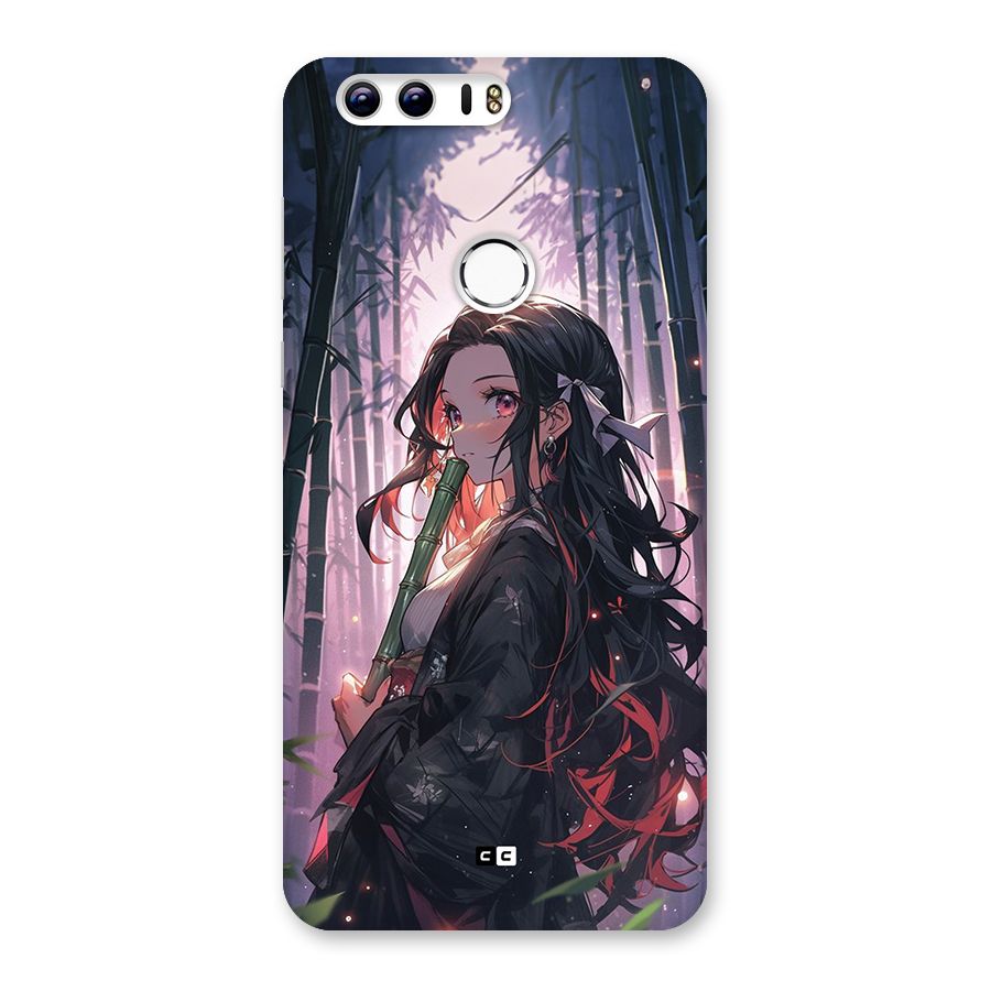 Cute Nezuko Back Case for Honor 8