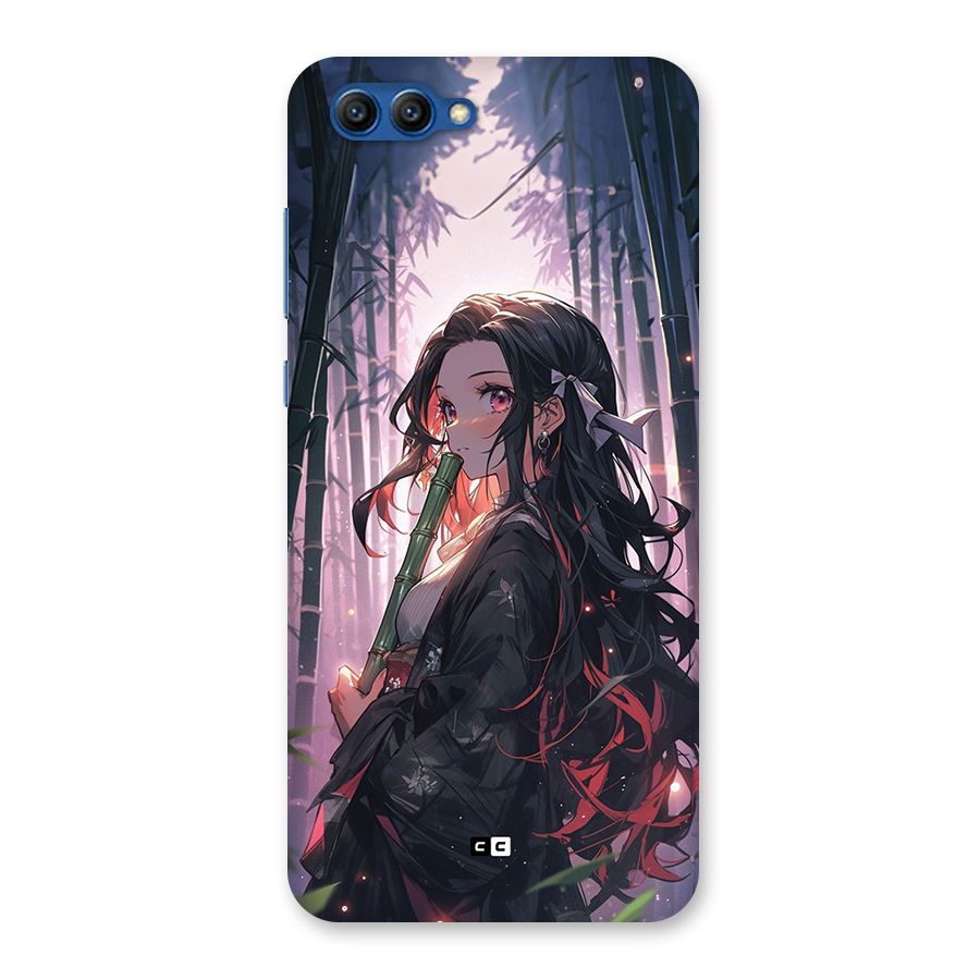Cute Nezuko Back Case for Honor View 10