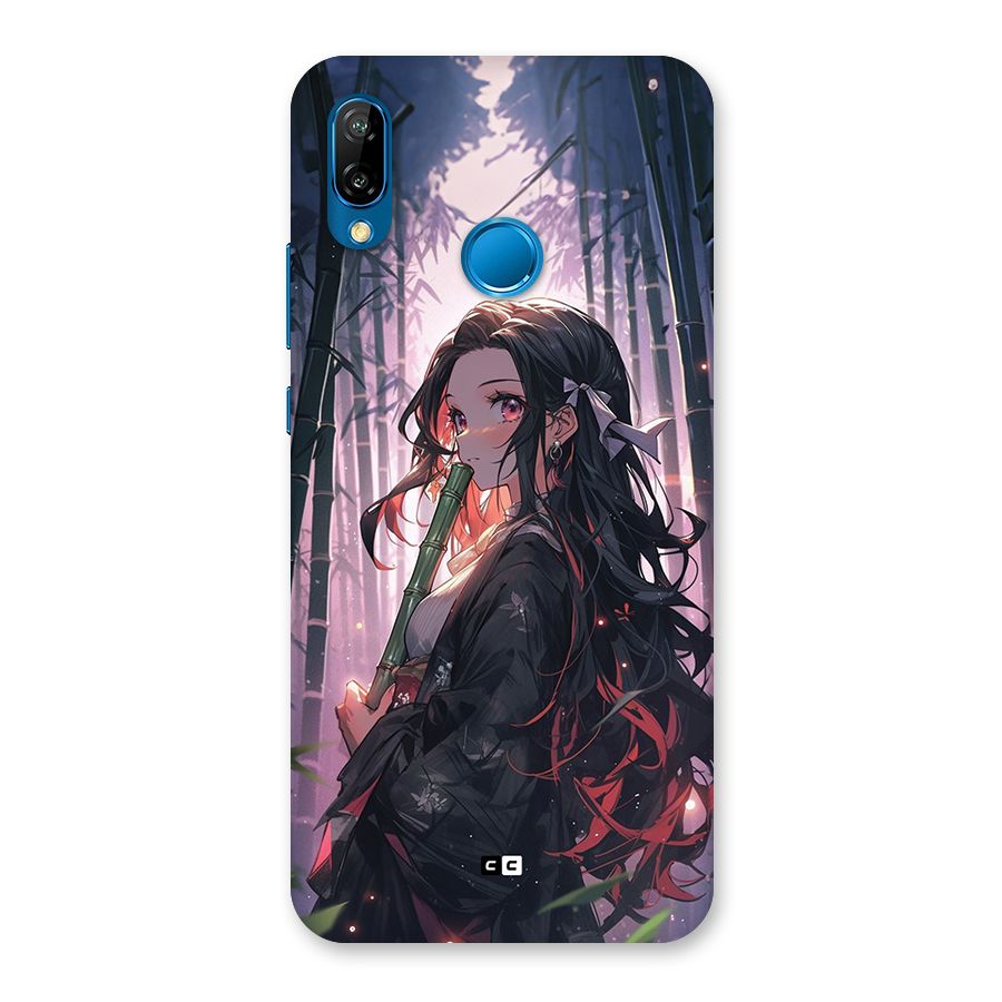 Cute Nezuko Back Case for Huawei P20 Lite
