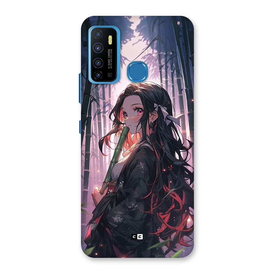Cute Nezuko Back Case for Infinix Hot 9