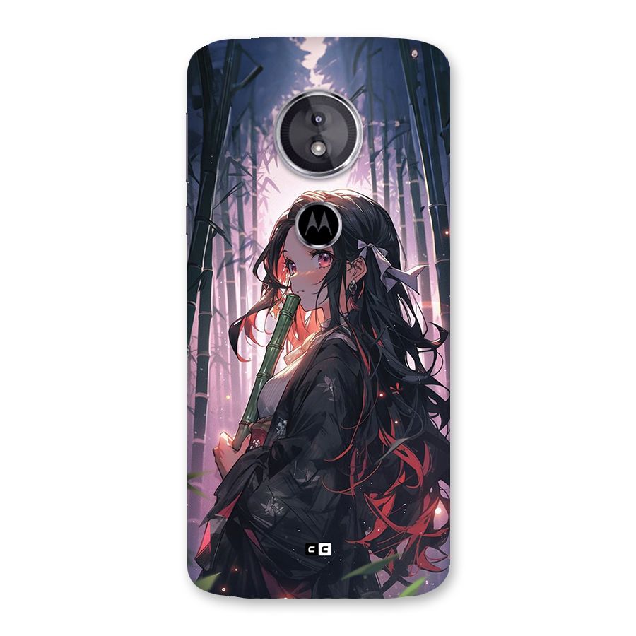 Cute Nezuko Back Case for Moto E5