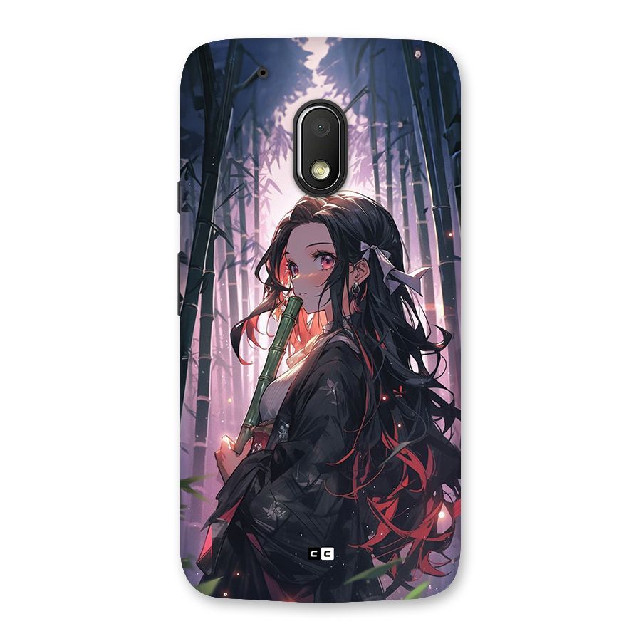 Cute Nezuko Back Case for Moto G4 Play