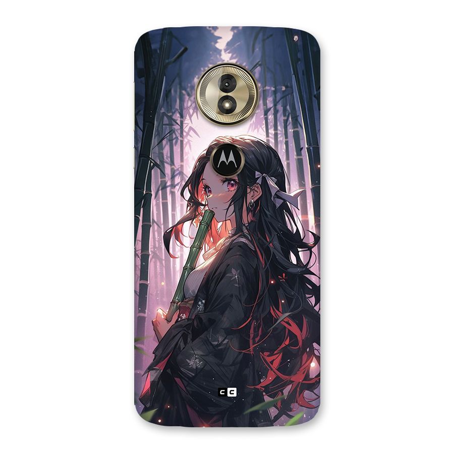 Cute Nezuko Back Case for Moto G6 Play
