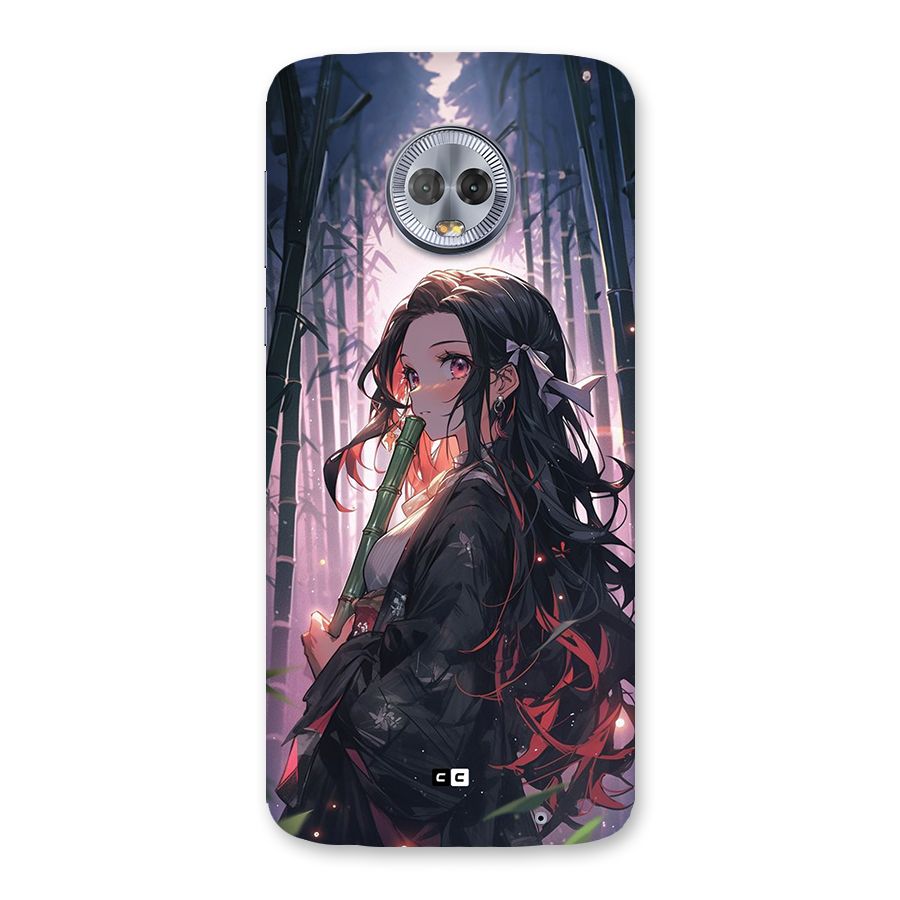 Cute Nezuko Back Case for Moto G6 Plus