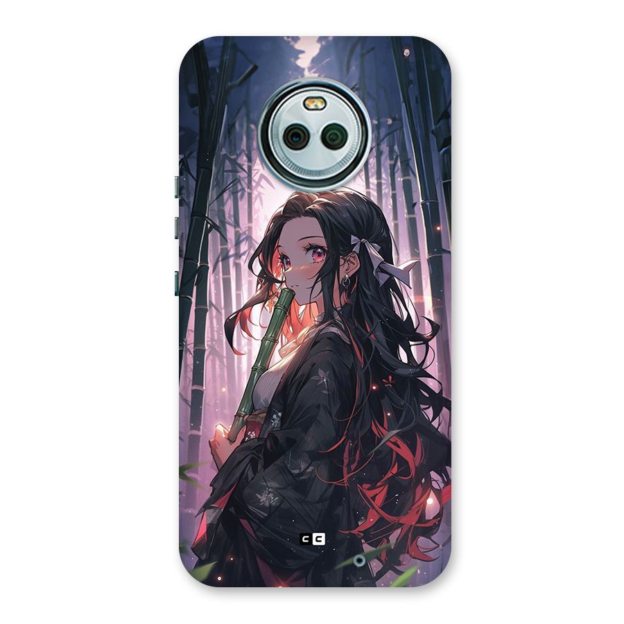 Cute Nezuko Back Case for Moto X4